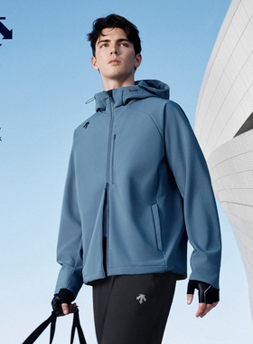 DESCENTE迪桑特TRAINING综训运动健身防泼水男士加绒梭织上衣