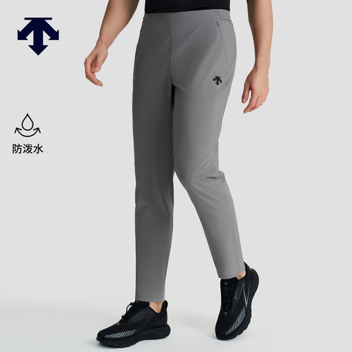 DESCENTE 迪桑特RUNNING系列跑步男士防泼水梭织运动长裤夏季新