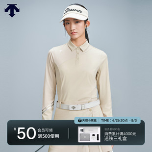 DESCENTEGOLF 24春夏新品 迪桑特高尔夫 FIELD系列 POLO 女士长袖