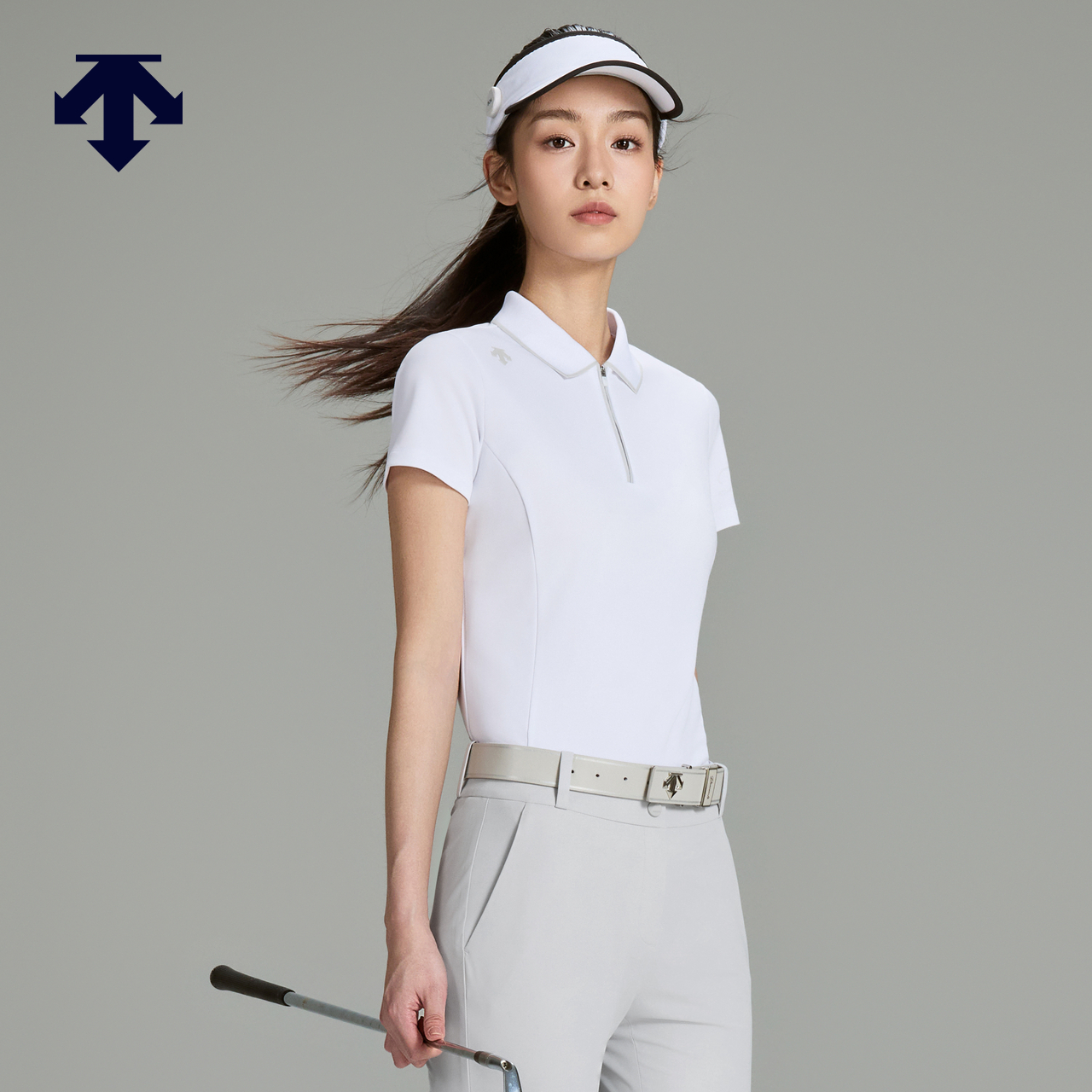 DESCENTEGOLF 迪桑特高尔夫 女士PRO系列短袖POLO衫早秋