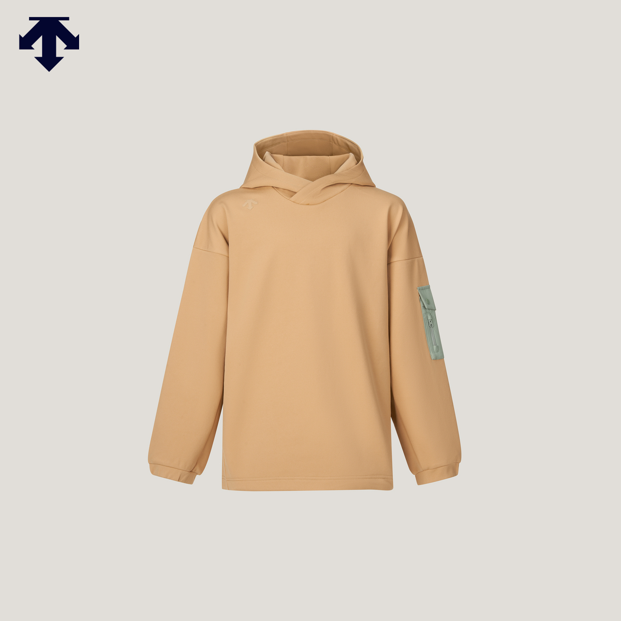 DESCENTE迪桑特儿童MOVEWEAR系列男女童抓绒连帽卫衣