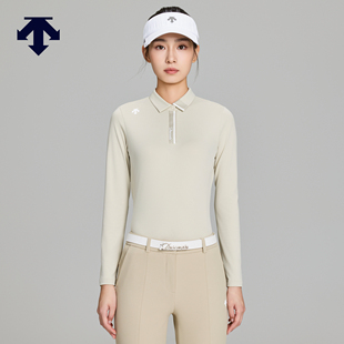 早秋新品 DESCENTEGOLF POLO衫 迪桑特高尔夫 女士PRO系列长袖