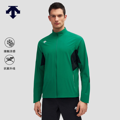 AWAKEN 男子破风Pro 接触瞬间凉感UPF100防晒 梭织上衣 DESCENTE