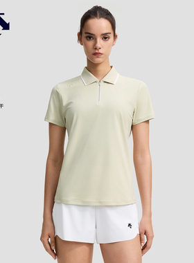 DESCENTE迪桑特WOMEN’S TRAINING系列女士吸湿速干短袖POLO衫