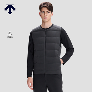 DESCENTE迪桑特DUALIS系列都市通勤男士 防泼水保暖羽绒马甲新品