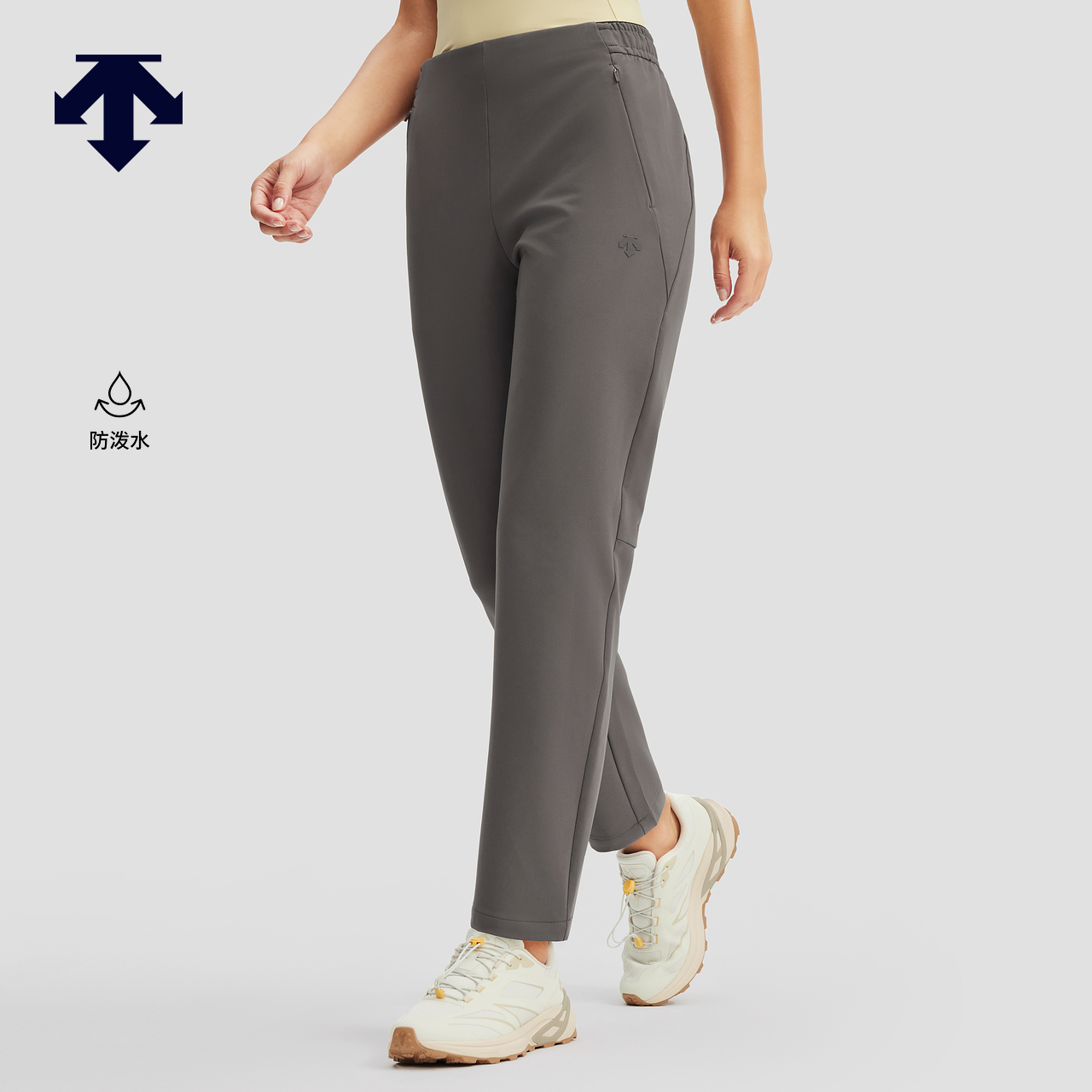 DESCENTE迪桑特WOMEN’S TRAINING女士防泼水微弹梭织运动长裤