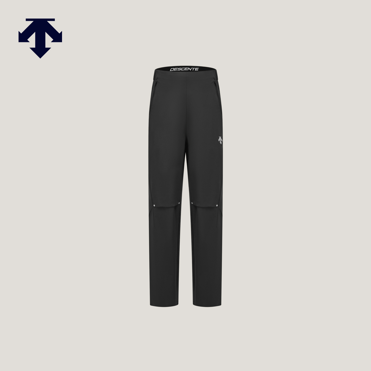 DESCENTE迪桑特儿童RUNNING男童梭织运动长裤F360版型