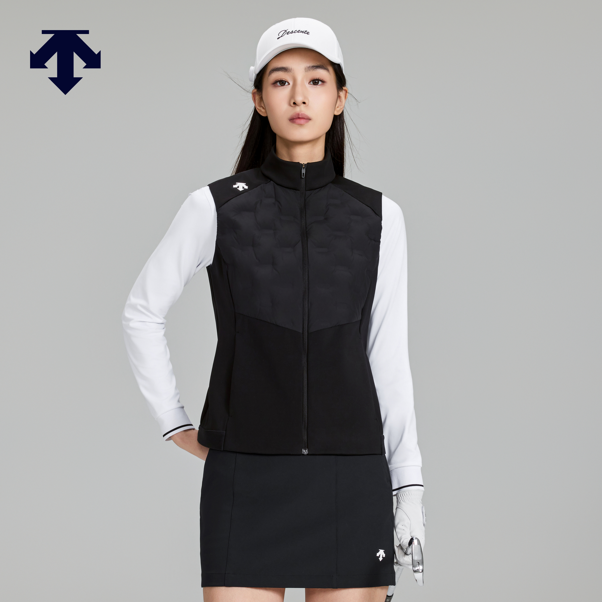 DESCENTEGOLF迪桑特高尔夫女士PRO系列4PRO羽绒马甲 秋冬新品