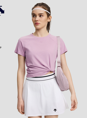 DESCENTE迪桑特WOMEN’S TRAINING系列TOUGH女士运动速干短袖T恤