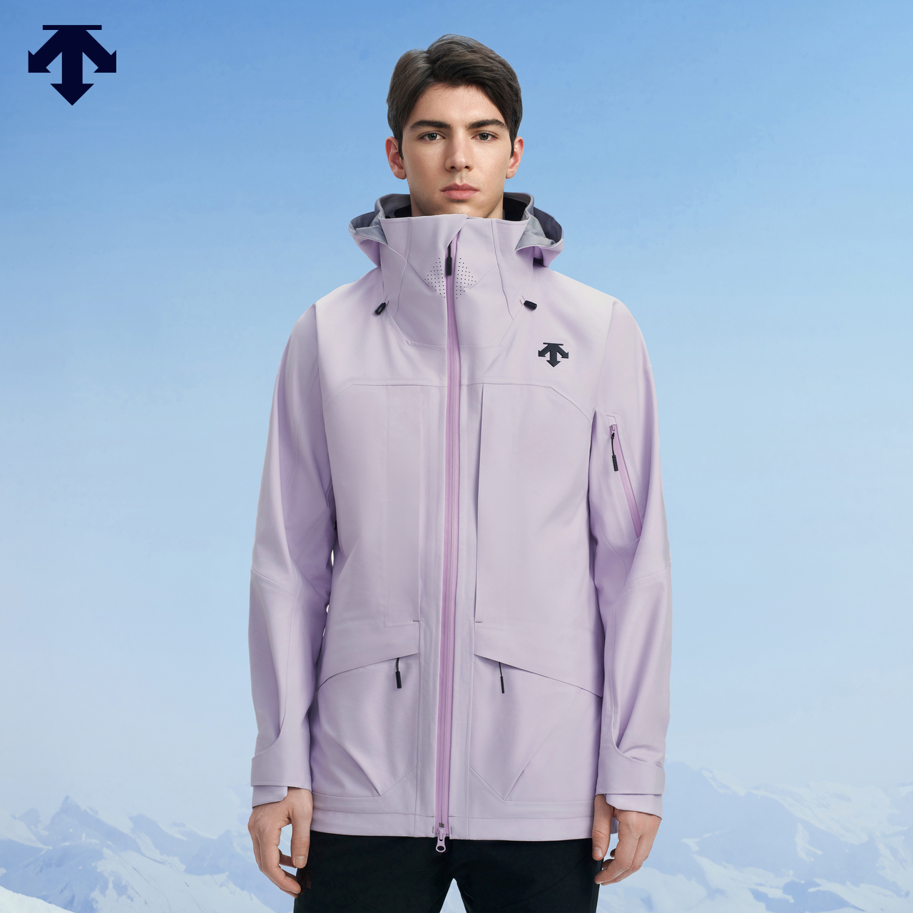 DESCENTE迪桑特SKI系列男士专业双板滑雪服冬季