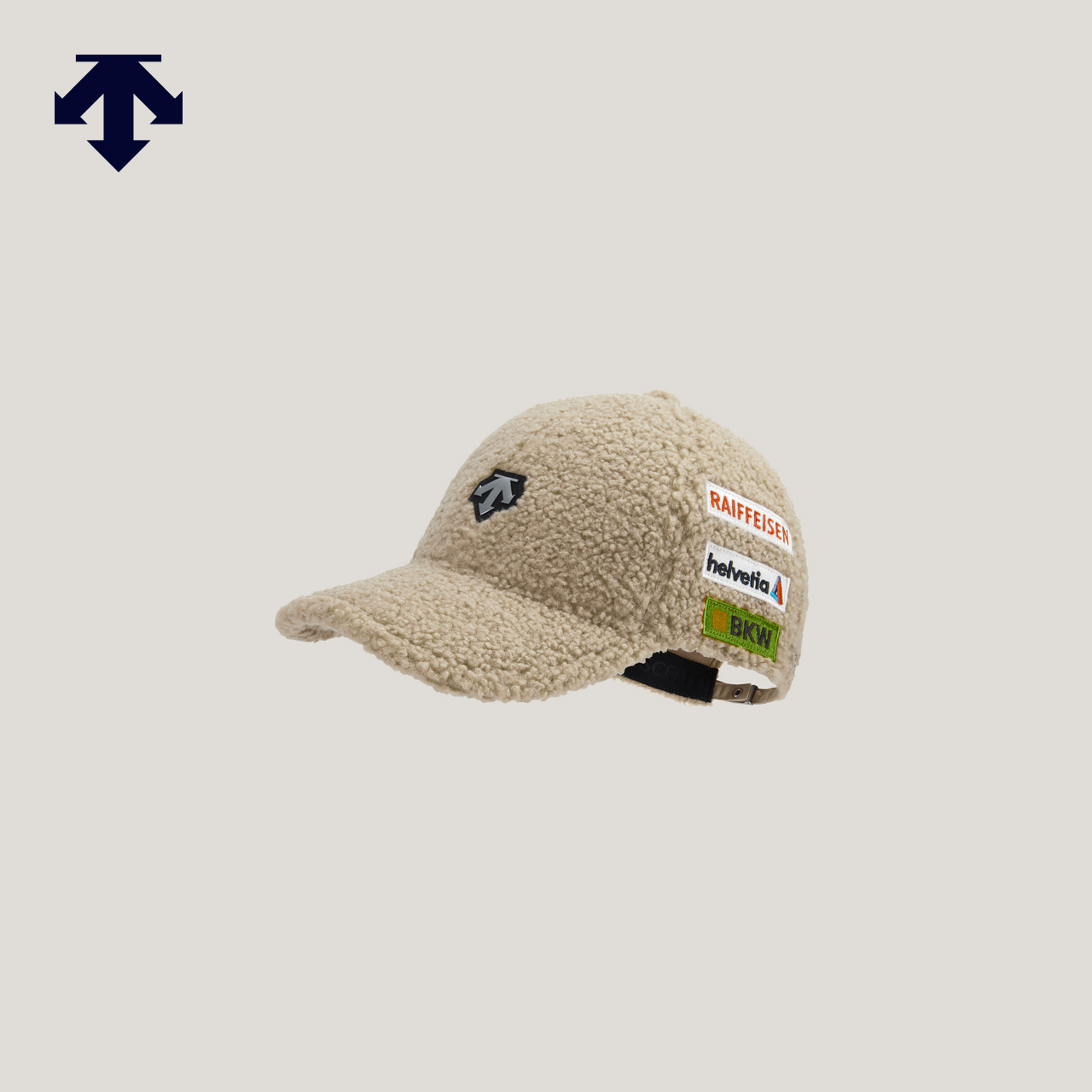 DESCENTE迪桑特儿童SKISTYLE男女童同款棒球帽冬季