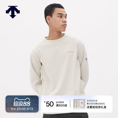 DESCENTE迪桑特ALLTERRAIN 81系列轻户外针织圆领套头卫衣