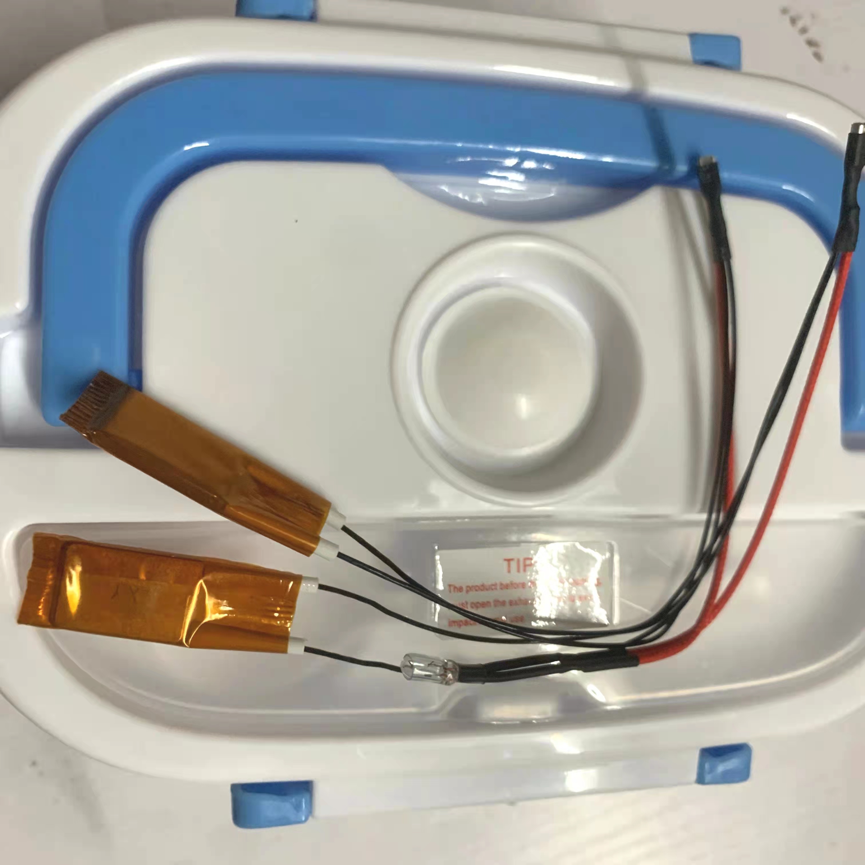 12V车载加热饭盒电源线220V PTC加热器24V饭盒电源线 8字型充电线