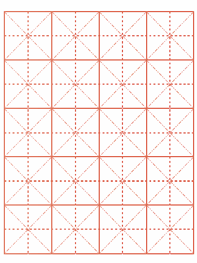 米字格A4宣纸大楷练习纸张5厘米7厘米9厘米一包100张