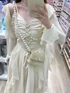 STUDIO 纯欲百搭薄款 白里BAILI 法式 外套荷叶边甜美长袖 短开衫