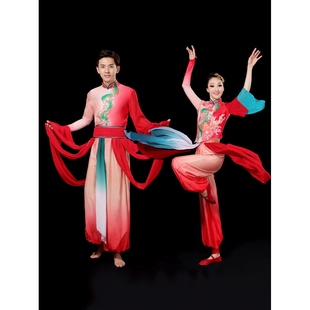 2026新款打鼓舞演出服胶州舞蹈服秧歌服腰鼓擂鼓舞台服男秧歌