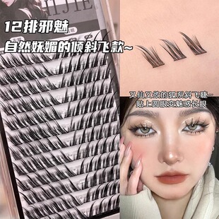 程十安推荐斜魅假睫毛女自然款大容量单簇嫁接仿真狐系懒人三部曲