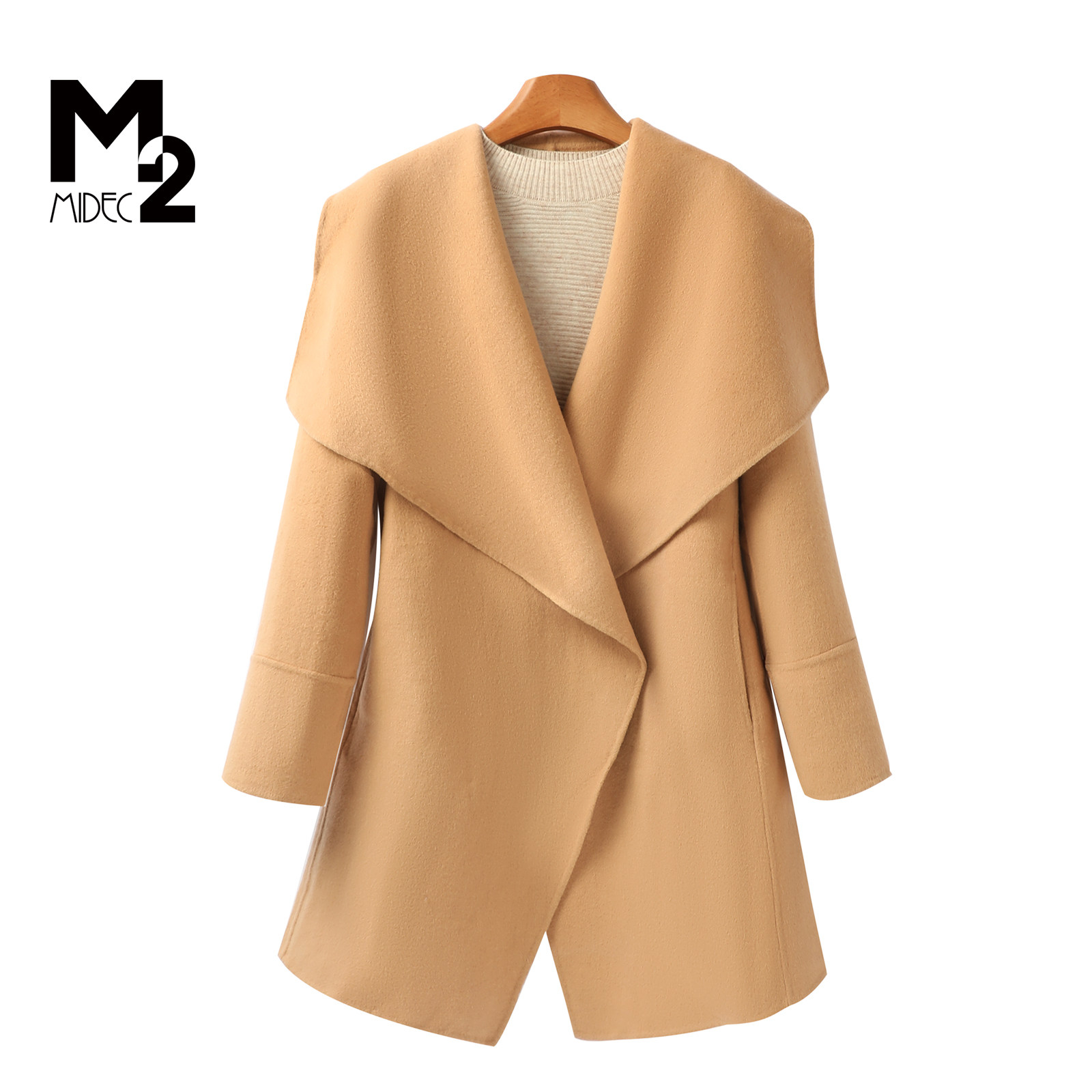 【断码清仓】M2折扣店双面呢大衣
