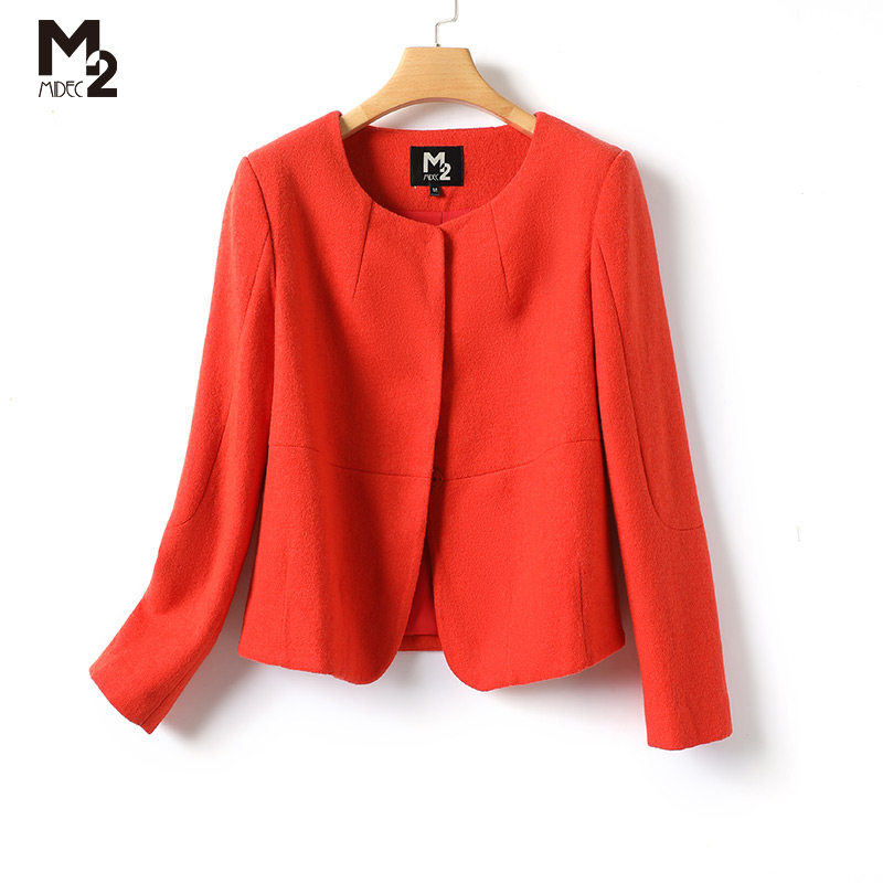【品牌断码清仓】M2女装品牌休闲西装女春秋宽松大码红色外套,女装/女士精品,短外套,淘宝优惠券,粉丝福利购,淘宝优惠卷