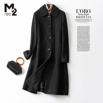 M2毛呢大衣女装品牌折扣冬季