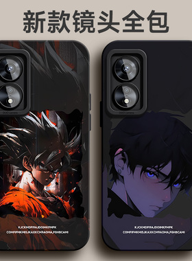 适用于oppoa97手机壳a96黑色系a95潮牌卡通a93s液态硅胶a92s软壳a8防摔a72男a57外壳新款网红55保护套