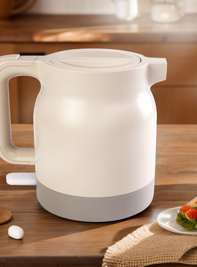 全季酒店同款cetis美爵信达电热水壶家用304不锈钢双层防烫烧水壶
