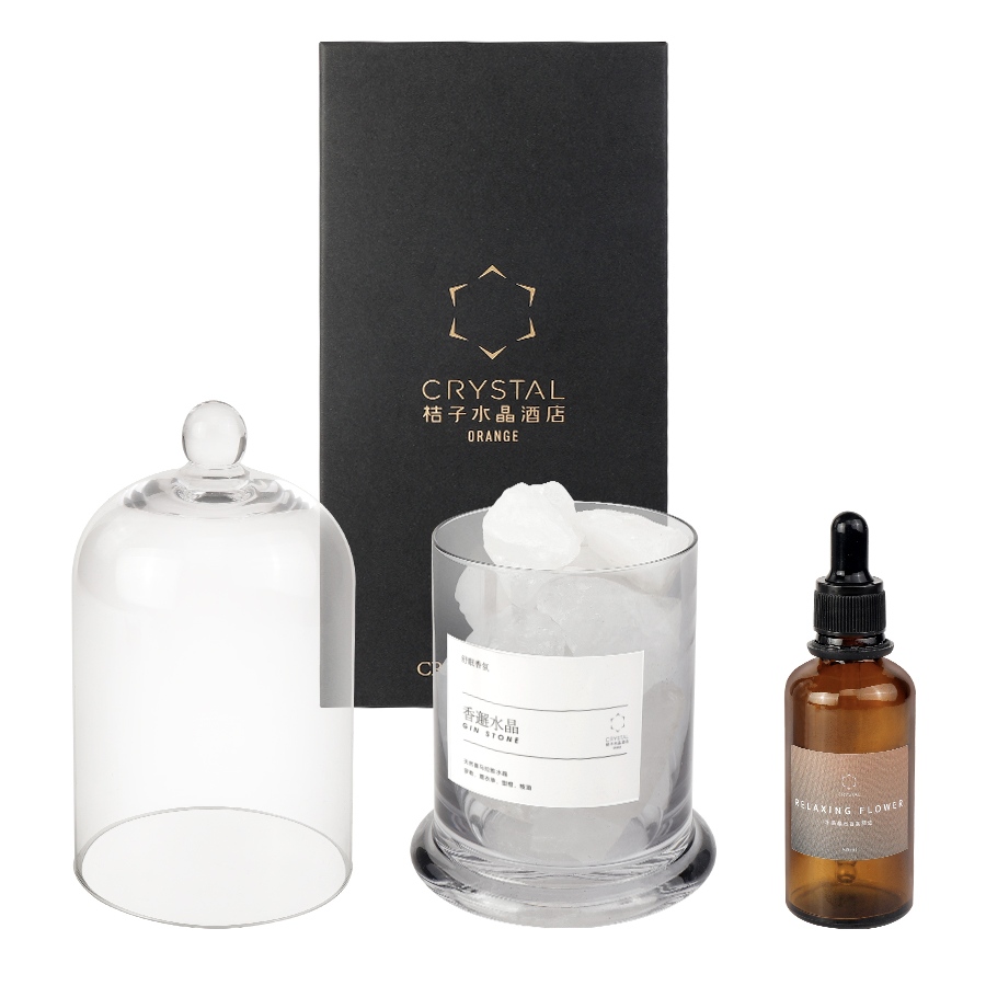桔子水晶酒店大厅同款香薰车载挂件客房香邂水晶舒眠香氛精油摆件