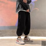 休闲高街长裤纯色百搭裤脚条纹裤子411-1-k188-p35，男装休闲裤，星座410-2
