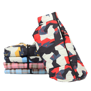 狗狗衣服秋冬羽绒棉马甲中型大型犬金毛拉布拉多冬季保暖冬装棉服