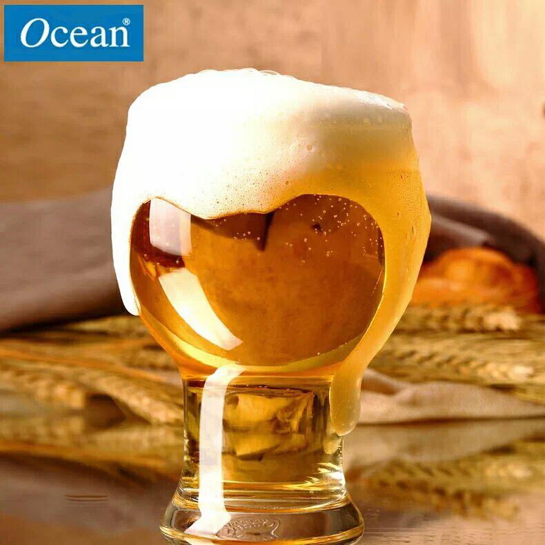 进口ocean透明牛奶无铅玻璃杯