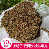 50斤大颗粒决明子玩具沙家用儿童玩沙子沙池套装 做枕芯用 沙滩散装