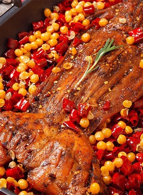 谭八爷手撕兔整只香辣烤兔720g四川特产小吃零食手撕烤兔开袋即食