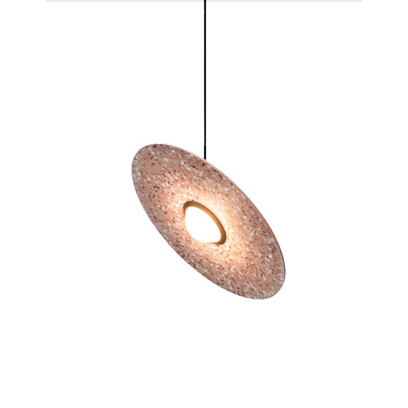 本土创造吊灯水磨石现代简约客厅