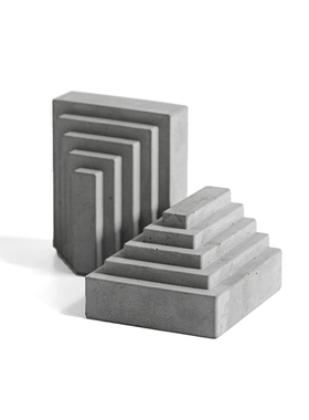 本土创造水泥书挡现代简约书房