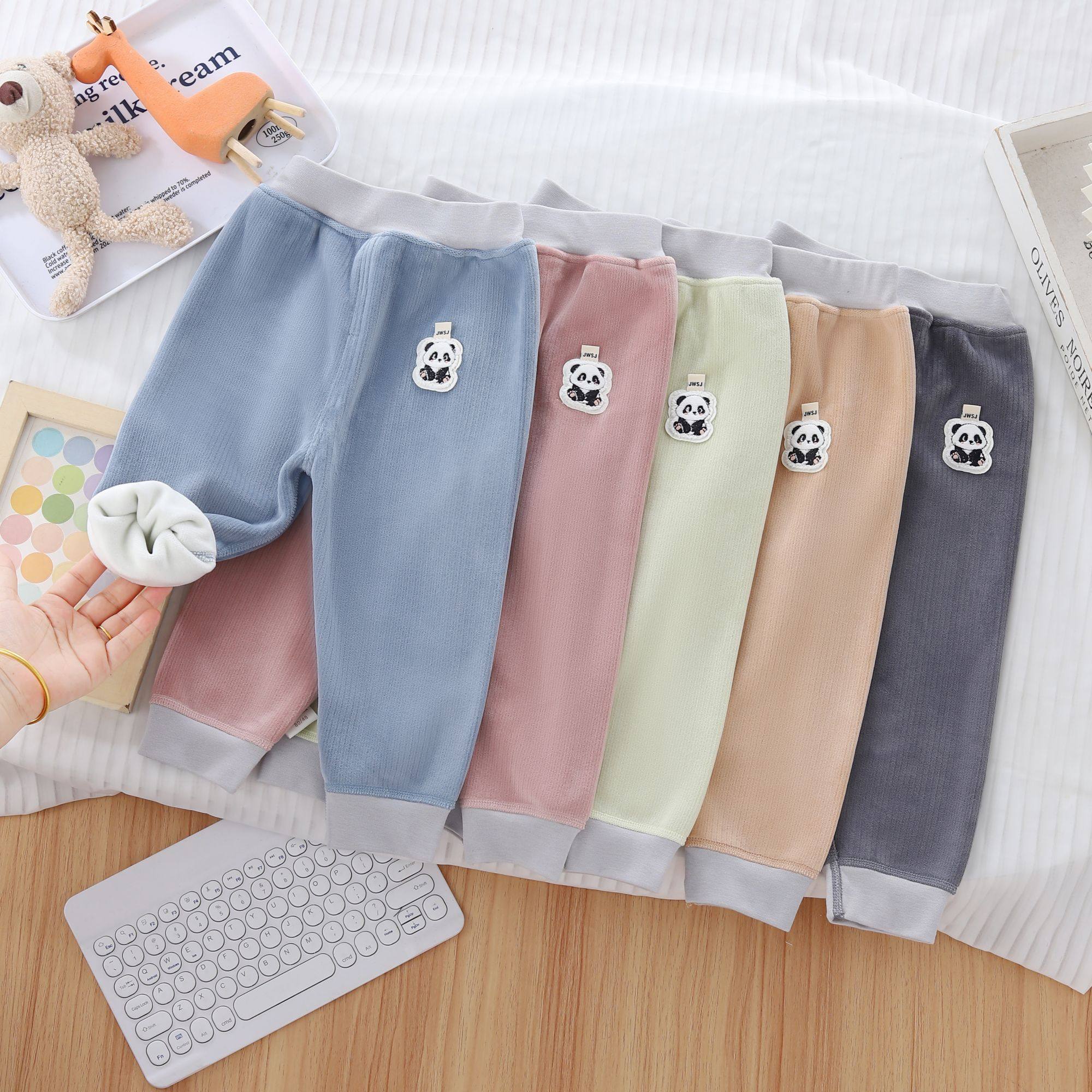 男女宝宝加绒保暖裤子婴儿高腰护肚裤儿童秋冬季打底外穿休闲绒裤,童装/婴儿装/亲子装,裤子,淘宝优惠券,粉丝福利购,淘宝优惠卷