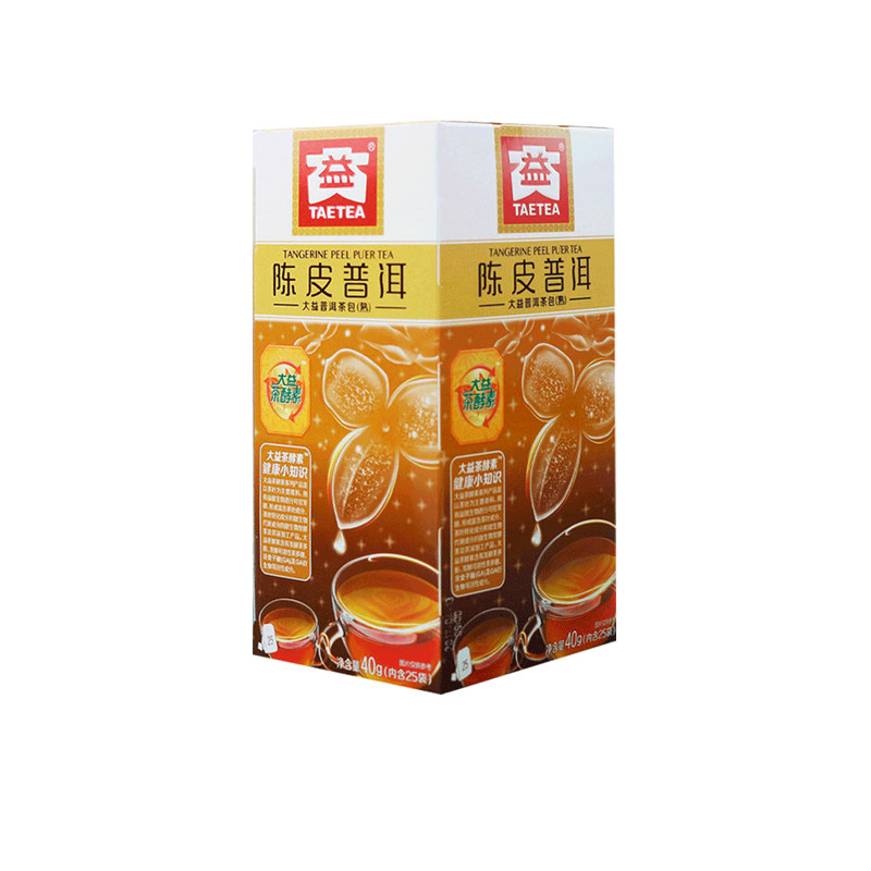 大益 普洱熟茶 陈皮袋泡茶  经典普洱 1.6g*25袋
