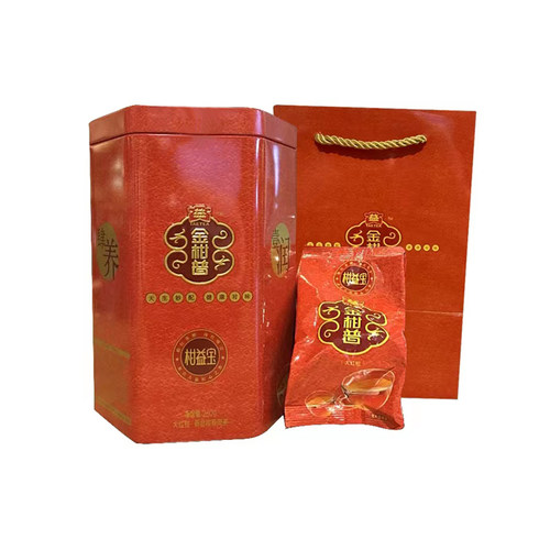 大益普洱茶 柑益宝大红柑熟茶2023年260g/罐 新会柑金柑普洱茶叶