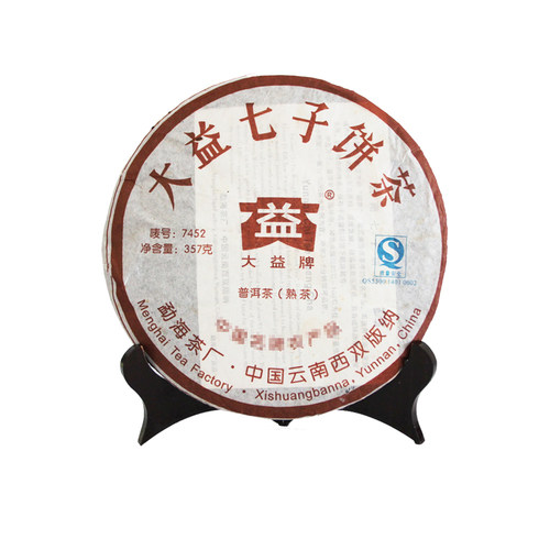 大益普洱2007年7452熟茶357g