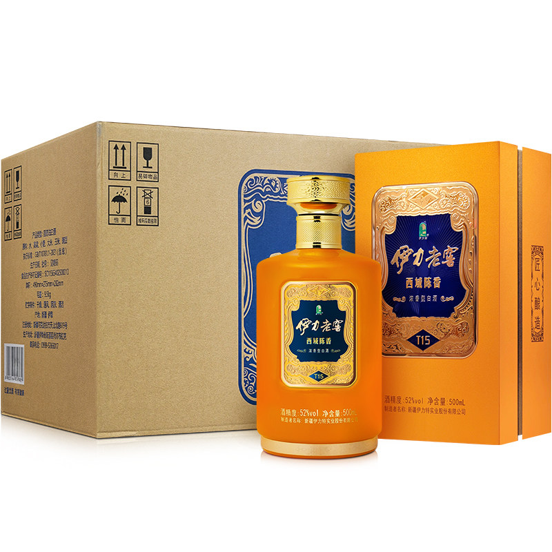 【酒厂自营】伊力特52度伊力老窖西域陈香6瓶整箱白酒浓香型送礼图片