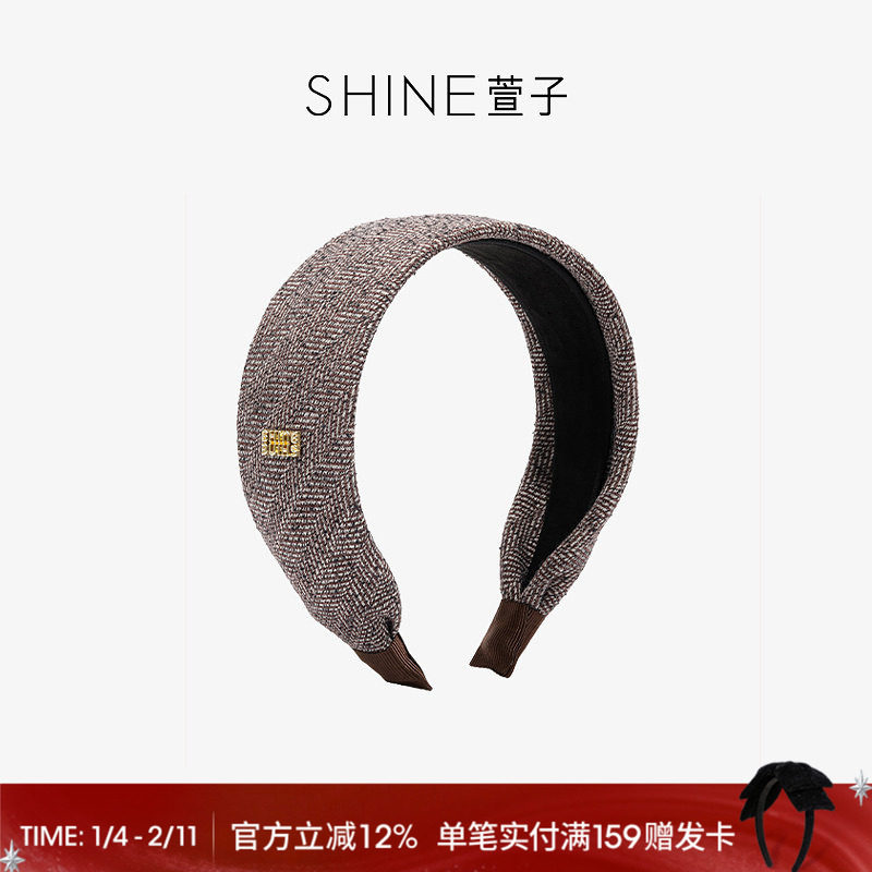 SHINE萱子饰品精致复古宽边发箍高颅顶神器时髦发卡秋冬高级感,饰品/流行首饰/时尚饰品新,发饰,淘宝优惠券,粉丝福利购,淘宝优惠卷
