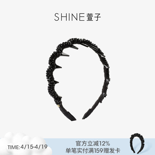 SHINE萱子手工串珠齿梳发卡
