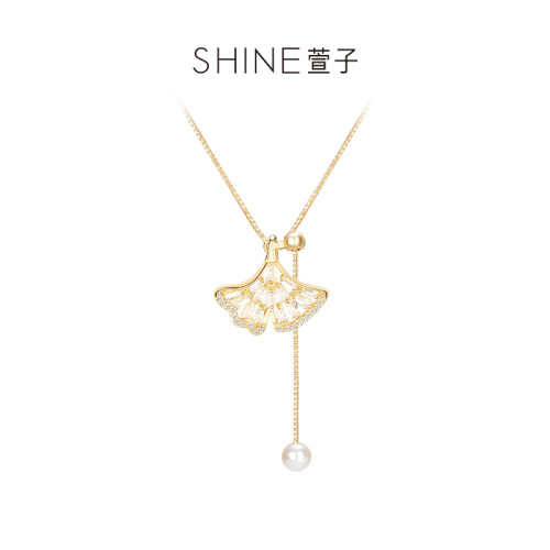 shine银杏叶萱子饰品女