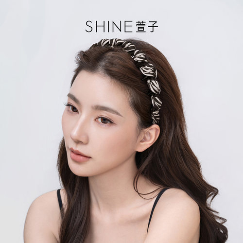 【曹颖甄选】SHINE萱子饰品都市序章系列褶皱设计发卡DB