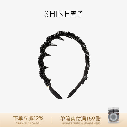 SHINE萱子手工串珠齿梳发卡