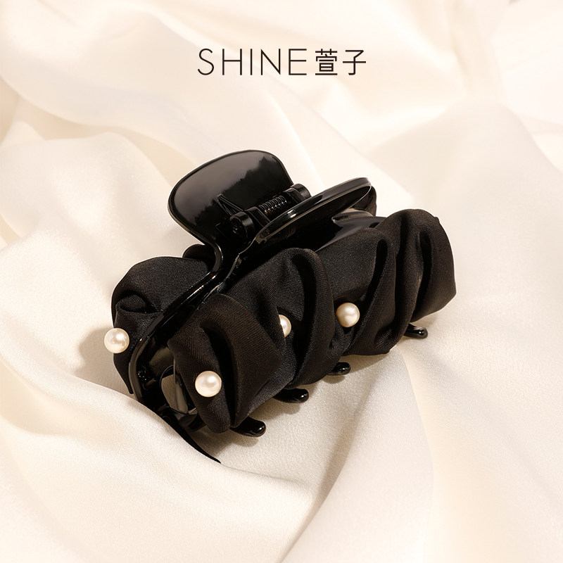 【七七酱直播间】SHINE萱子饰品百搭珍珠抓夹女发夹珍珠发饰,饰品/流行首饰/时尚饰品新,发饰,淘宝优惠券,粉丝福利购,淘宝优惠卷