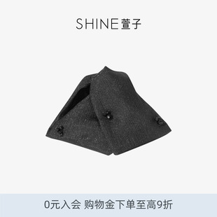 SHINE萱子饰品简约优雅抓夹女赫本夹百搭气质发夹质感三角夹