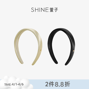 SHINE萱子饰品真丝发箍简约宽边发卡女百搭生日礼物早春配色