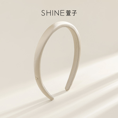 SHINE萱子饰品优雅极简真丝发箍