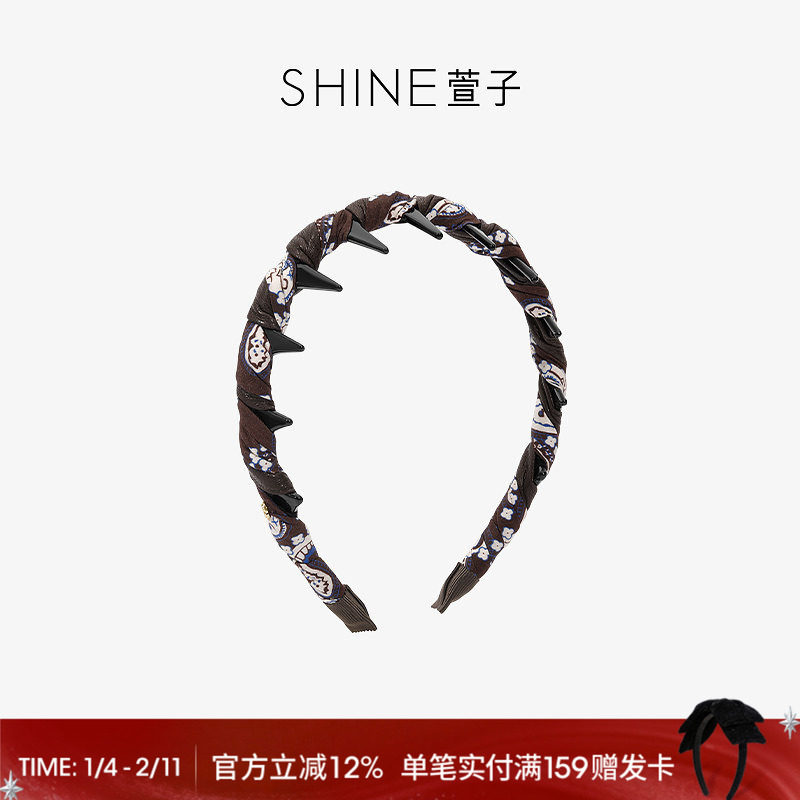 SHINE萱子饰品游牧佩斯利系列复古民族风腰果花齿梳发卡细边发箍,饰品/流行首饰/时尚饰品新,发饰,淘宝优惠券,粉丝福利购,淘宝优惠卷