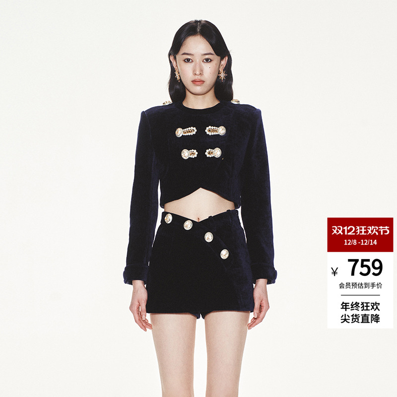 lefame海风气质短款短外套